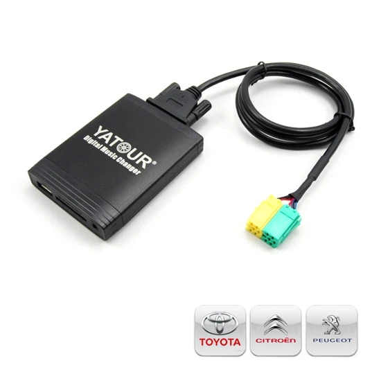 Yatour USB, SD, AUX ingang, MP3 interface voor Toyota Aygo, Citroën C1, Peugeot 107 autoradio's (YTM06-TOY3) Yatour USB, SD, AUX ingang, MP3 interface voor Toyota Aygo, Citroën C1, Peugeot 107 autoradio's (YTM06-TOY3)