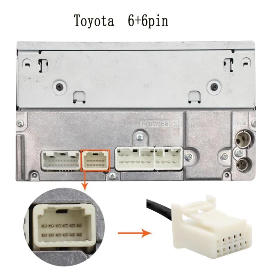 TOY2 kabel voor YTM06, YTM07 en YT-BTA versies van Yatour voor Toyota en Lexus TOY2 kabel voor YTM06, YTM07 en YT-BTA versies van Yatour voor Toyota en Lexus