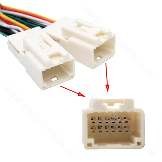 Toyota / Lexus 6+6 pin Y-kabel (YT-TYY) Toyota / Lexus 6+6 pin Y-kabel (YT-TYY)
