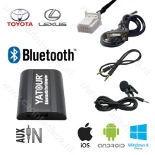 Yatour Bluetooth interface / audio adapter met AUX ingang voor Daihatsu Terios autoradio's