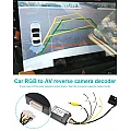 Achteruitrijcamera Interface Adapter Converter RGB naar RCA voor Volkswagen RCD510 RNS510 RNS315 radio Achteruitrijcamera Interface Adapter Converter RGB naar RCA voor Volkswagen RCD510 RNS510 RNS315 radio's