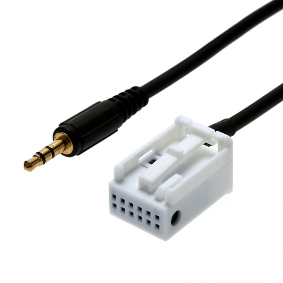 12-pin AUX kabel voor o.a. MFD3, RCD 210, RCD 310, RCD 510, RNS 310, RNS 510 en RNS-E 12-pin AUX kabel voor o.a. MFD3, RCD 210, RCD 310, RCD 510, RNS 310, RNS 510 en RNS-E