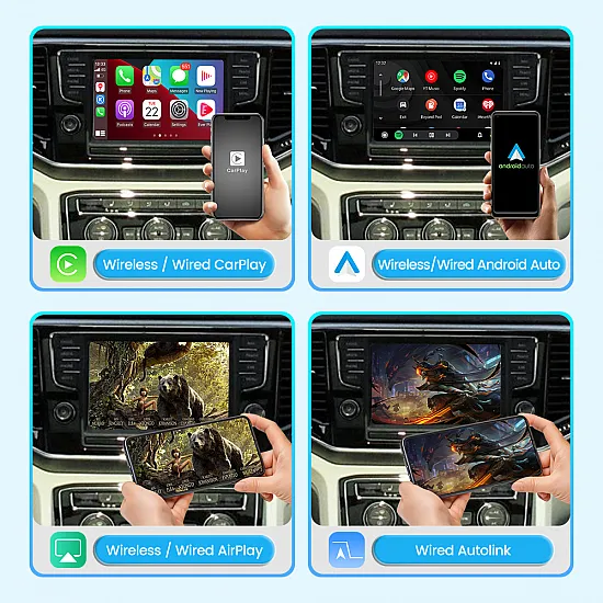 CarPlay / Android Auto / Mirrorlink voor Volkswagen Golf en Tiguan (2015-2017)