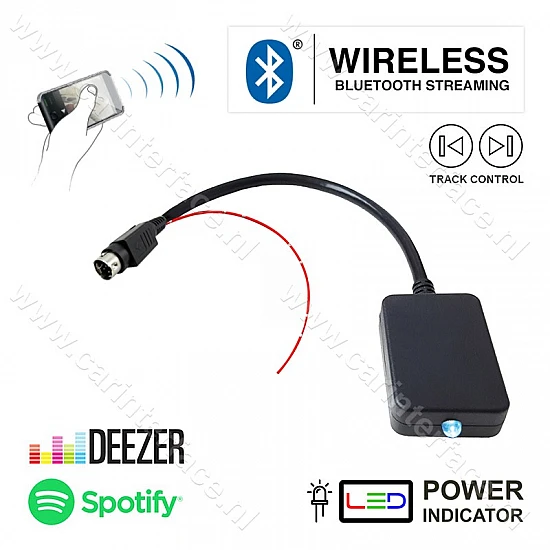 Bluetooth streaming interface / audio adapter voor VOLVO SC-serie autoradio Bluetooth streaming interface / audio adapter voor VOLVO SC-serie autoradio
