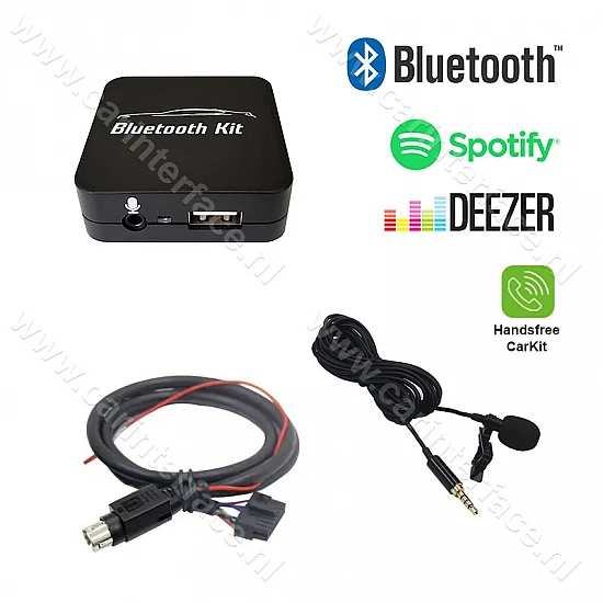 Bluetooth streamen + handsfree carkit interface / audio adapter voor VOLVO SC-serie autoradio Bluetooth streamen + handsfree carkit interface / audio adapter voor VOLVO SC-serie autoradio