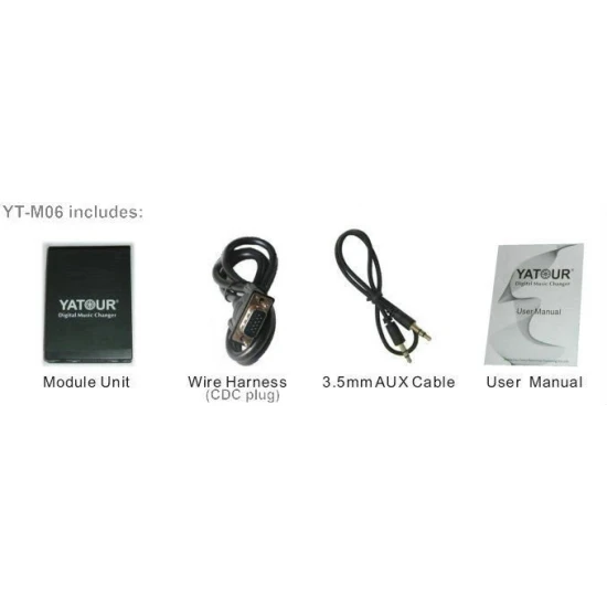 Yatour USB, SD, AUX ingang, MP3 interface / audio adapter voor Daihatsu Terios autoradio's (YTM06-TOY2) Yatour USB, SD, AUX ingang, MP3 interface / audio adapter voor Daihatsu Terios autoradio's (YTM06-TOY2)