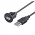USB inbouw connector met 2 meter kabel