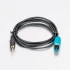 3.5mm AUX-IN kabel voor Alpine autoradio's van b.j. 2009, 2010, 2011, Full Speed, KCE-237B