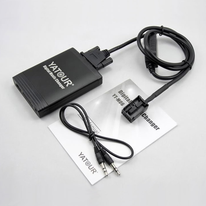 Yatour USB, SD, AUX ingang, MP3 interface / audio adapter