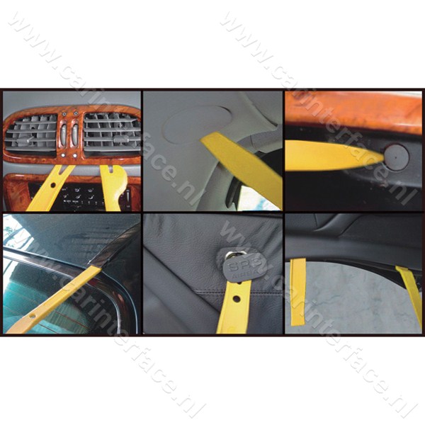 Dashboard, deurpaneel, portier, interieur, bekleding, ventilatieroosters, sierlijst, ACC, middenconsole demontage gereedschap (DRS6) Dashboard, deurpaneel, portier, interieur, bekleding, ventilatieroosters, sierlijst, ACC, middenconsole demontage gereedschap (DRS6)