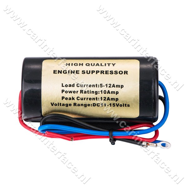 Ontstoringsfilter voor autoradio / versterker,10 AMP, 11-15 Volt (NF-102) Ontstoringsfilter voor autoradio / versterker,10 AMP, 11-15 Volt (NF-102)
