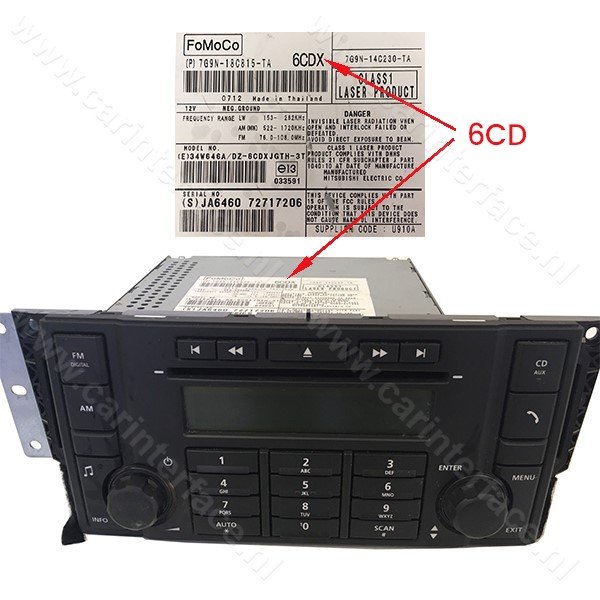 Land Rover Freelander 2 6CD stereo 6CDX FoMoCo