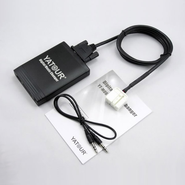 Yatour USB, SD, AUX ingang, MP3 interface / audio adapter