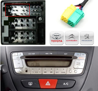 Yatour USB, SD, AUX ingang, MP3 interface voor Toyota Aygo, Citroën C1, Peugeot 107 autoradio's (YTM06-TOY3) Yatour USB, SD, AUX ingang, MP3 interface voor Toyota Aygo, Citroën C1, Peugeot 107 autoradio's (YTM06-TOY3)