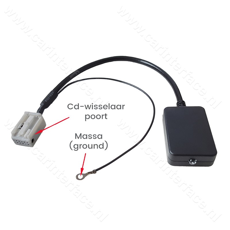 Bluetooth streaming interface / audio adapter voor Volkswagen autoradio's (12-pin) Bluetooth streaming interface / audio adapter voor Volkswagen autoradio's (12-pin)
