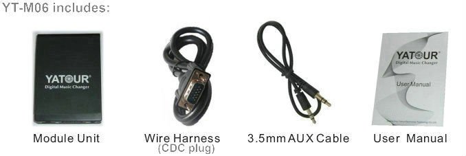 Yatour USB, SD, AUX ingang, MP3 interface voor Toyota Aygo, Citroën C1, Peugeot 107 autoradio's (YTM06-TOY3) Yatour USB, SD, AUX ingang, MP3 interface voor Toyota Aygo, Citroën C1, Peugeot 107 autoradio's (YTM06-TOY3)
