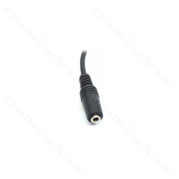 3.5mm Female naar 3.5mm Female Panel Mount Cable, AUX inbouw 3.5mm Female naar 3.5mm Female Panel Mount Cable, AUX inbouw