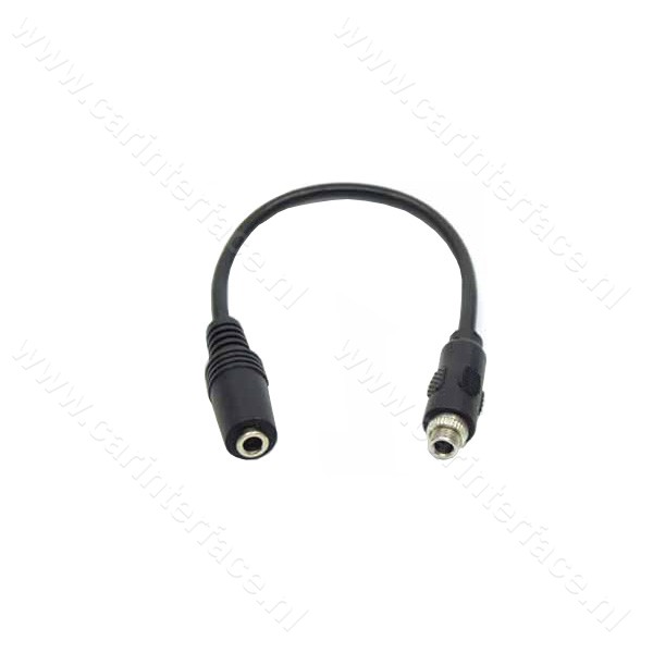 3.5mm Female naar 3.5mm Female Panel Mount Cable, AUX inbouw 3.5mm Female naar 3.5mm Female Panel Mount Cable, AUX inbouw