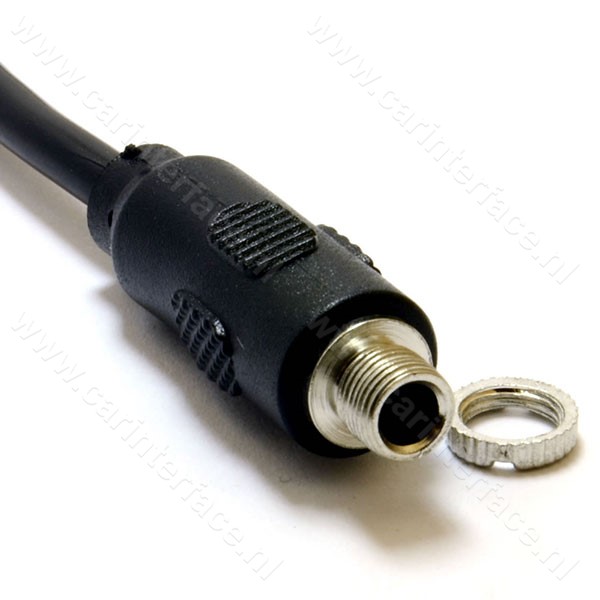 3.5mm Female naar 3.5mm Female Panel Mount Cable, AUX inbouw 3.5mm Female naar 3.5mm Female Panel Mount Cable, AUX inbouw
