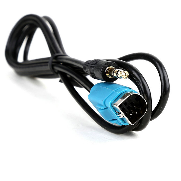 3.5mm AUX-IN kabel voor Alpine autoradio's van b.j. 2008, Full Speed, KCE-236B 3.5mm AUX-IN kabel voor Alpine autoradio's van b.j. 2008, Full Speed, KCE-236B