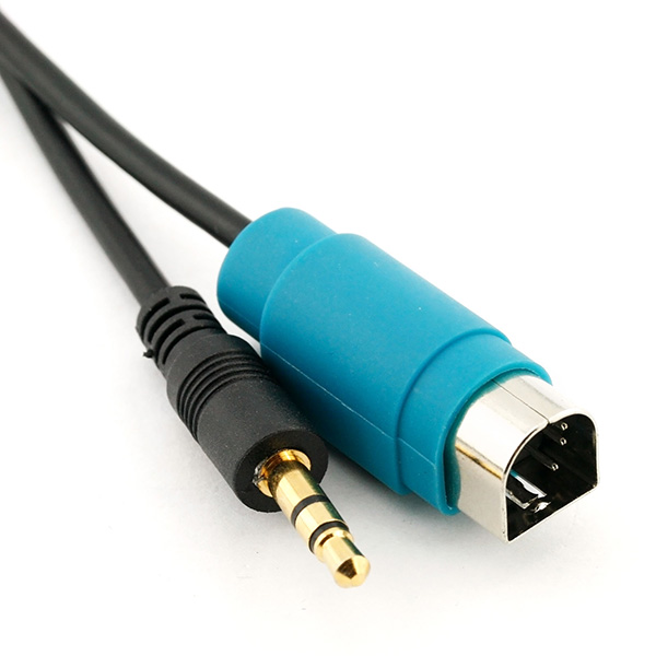 3.5mm AUX-IN kabel voor Alpine autoradio's van b.j. 2008, Full Speed, KCE-236B 3.5mm AUX-IN kabel voor Alpine autoradio's van b.j. 2008, Full Speed, KCE-236B